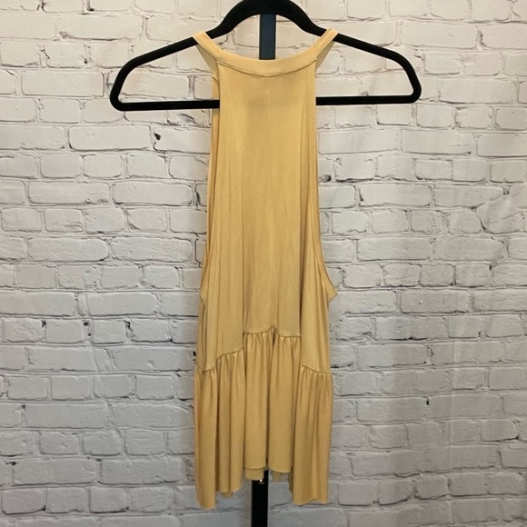 Kimchi Blue Urban Outfitters Moonchild Babydoll Tank Top Golden - Picture 5 of 7